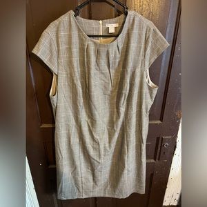 H&M XXL knee length plaid dress